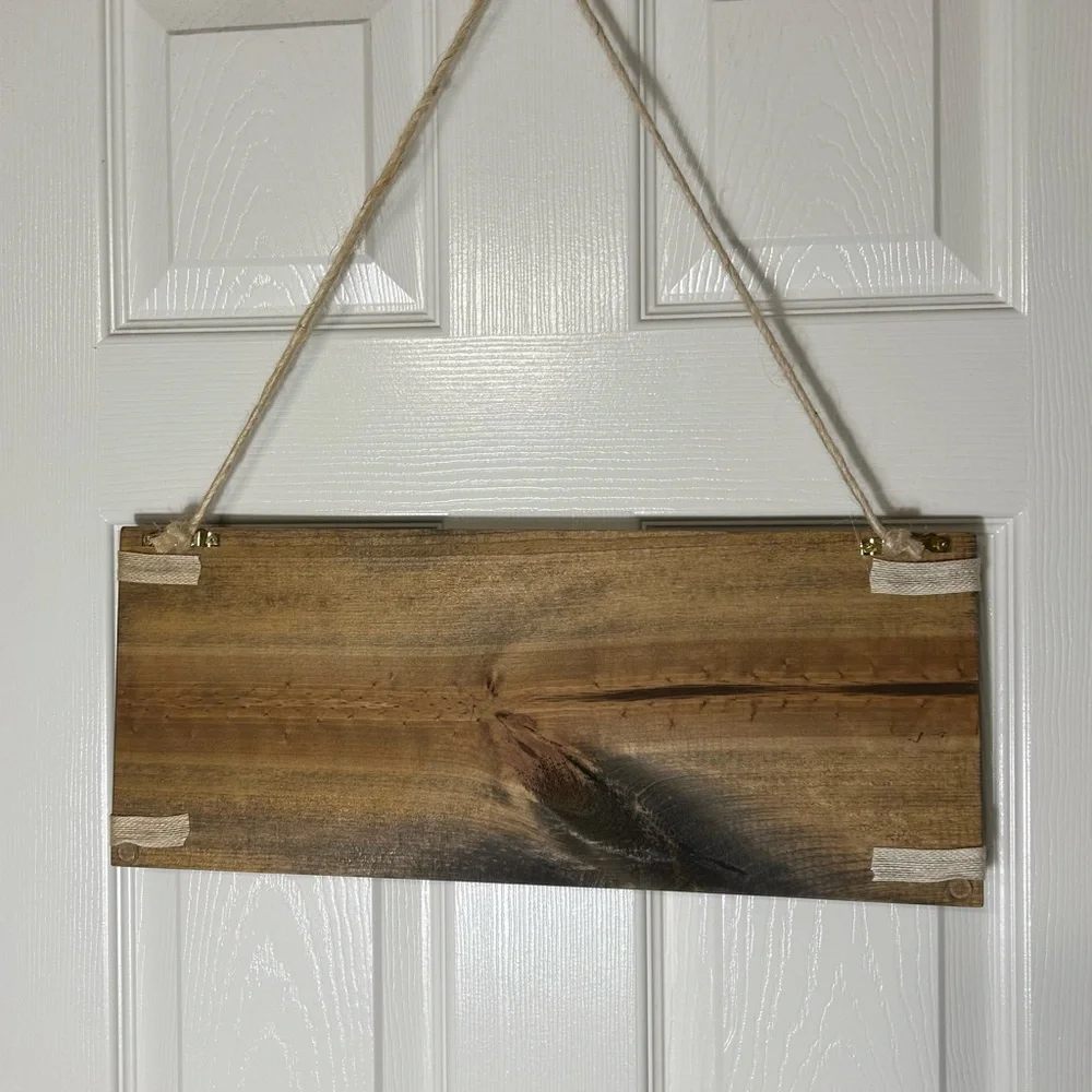 New Handcrafted Rustic Wooden‎ Welcome Sign
